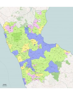 Mappa dei comuni e CAP della provincia di Cosenza pdf 2