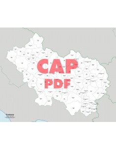 Mappa dei comuni e CAP della provincia di Frosinone pdf