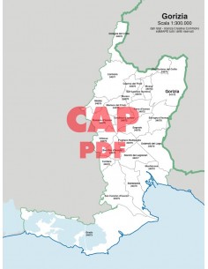 Mappa dei comuni e CAP della provincia di Gorizia pdf