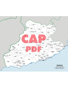 Mappa dei comuni e CAP della provincia di Imperia pdf