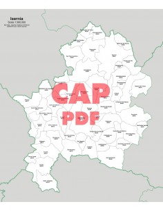 Mappa dei comuni e CAP della provincia di Isernia pdf
