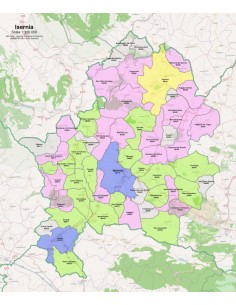 Mappa dei comuni e CAP della provincia di Isernia pdf 2