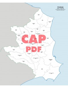Mappa dei comuni e CAP della provincia di Crotone pdf