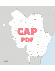 Mappa dei comuni e CAP della provincia di Matera pdf
