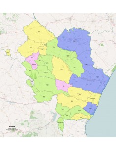 Mappa dei comuni e CAP della provincia di Matera pdf 2