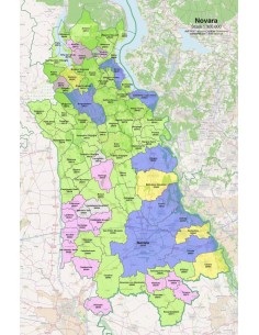 Mappa dei comuni e CAP della provincia di Novara pdf 2