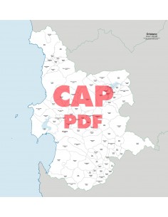 Mappa dei comuni e CAP della provincia di Oristano pdf