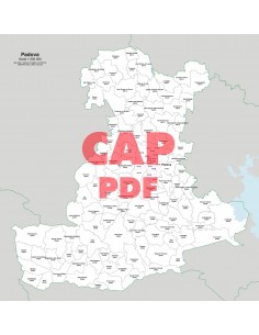Mappa dei comuni e CAP della provincia di Padova pdf