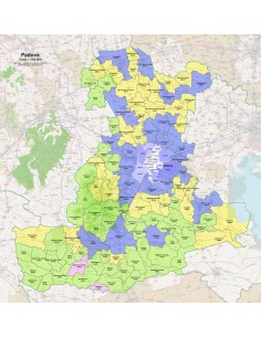 Mappa dei comuni e CAP della provincia di Padova pdf 2