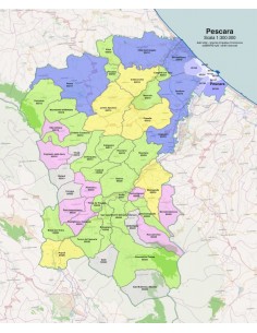 Mappa dei comuni e CAP della provincia di Pescara pdf 2