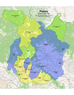 Mappa dei comuni e CAP della provincia di Pistoia pdf 2