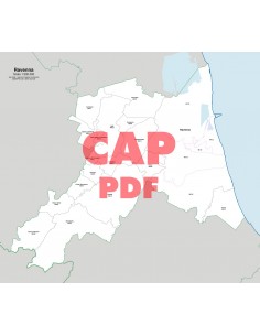 Mappa dei comuni e CAP della provincia di Ravenna pdf