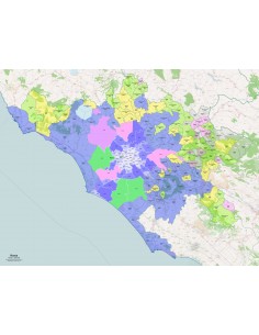 Mappa dei comuni e CAP della provincia di Roma pdf 2