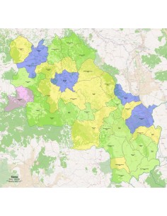 Mappa dei comuni e CAP della provincia di Siena pdf 2