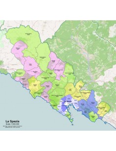 Mappa dei comuni e CAP della provincia di La Spezia pdf 2