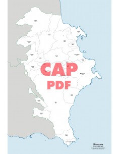 Mappa dei comuni e CAP della provincia di Siracusa pdf