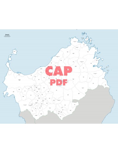 Mappa dei comuni e CAP della provincia di Sassari pdf