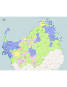 Mappa dei comuni e CAP della provincia di Sassari pdf 2