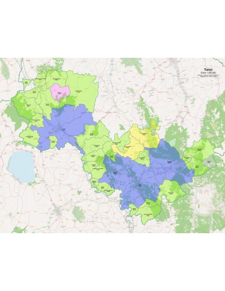 Mappa dei comuni e CAP della provincia di Terni pdf
