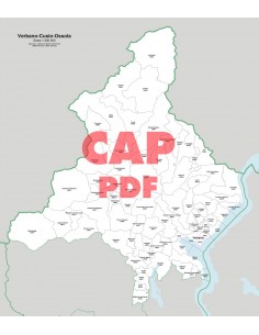 Mappa dei comuni e CAP della provincia di Verbania pdf