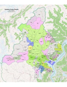 Mappa dei comuni e CAP della provincia di Verbania pdf 2
