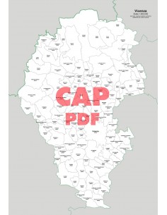 Mappa dei comuni e CAP della provincia di Vicenza pdf