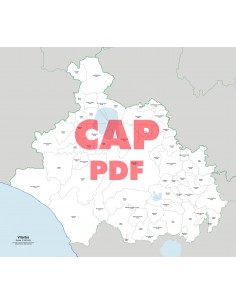 Mappa dei comuni e CAP della provincia di Viterbo pdf