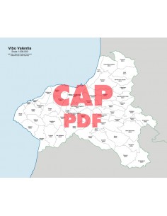 Mappa dei comuni e CAP della provincia di Vibo Valentia pdf