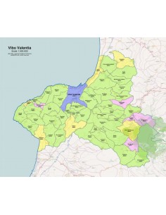 Mappa dei comuni e CAP della provincia di Vibo Valentia pdf 2