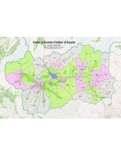 Mappa dei comuni e CAP della Valle d'Aosta pdf 2