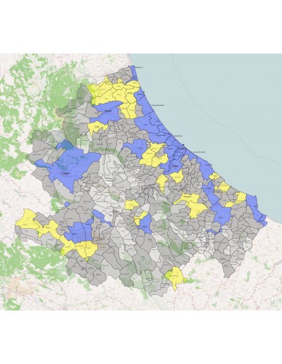 Mappa dei comuni dell'Abruzzo KML