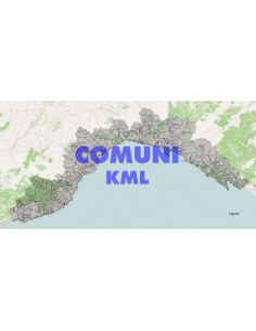 Mappa dei comuni della Liguria KML