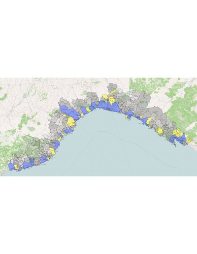 Mappa dei comuni della Liguria KML