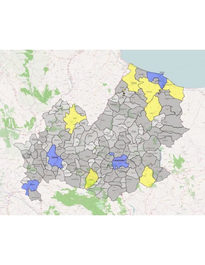 Mappa dei comuni del Molise KML
