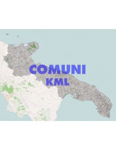 Mappa dei comuni della Puglia KML