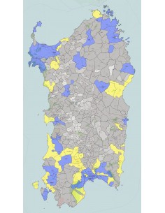 Mappa dei comuni della Sardegna KML 2