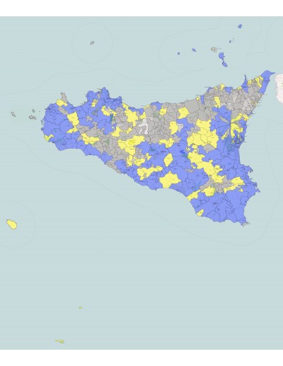 Mappa dei comuni della Sicilia KML