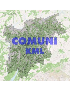 Mappa dei comuni del Trentino Alto Adige KML