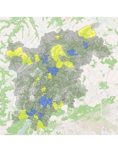Mappa dei comuni del Trentino Alto Adige KML 2