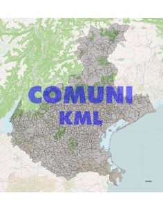 Mappa dei comuni del Veneto KML
