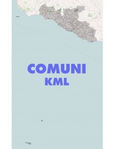 Mappa dei comuni della provincia di Agrigento KML