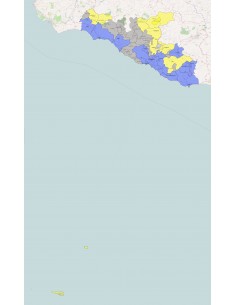 Mappa dei comuni della provincia di Agrigento KML 2