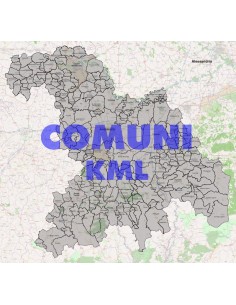 Mappa dei comuni della provincia di Alessandria KML