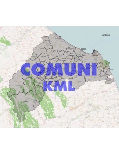 Mappa dei comuni della provincia di Ancona KML