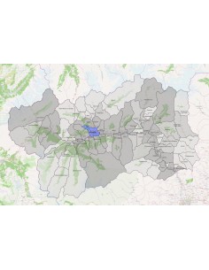 Mappa dei comuni della provincia di Aosta KML 2