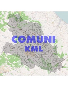 Mappa dei comuni della provincia di L'Aquila KML