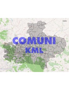 Mappa dei comuni della provincia di Avellino KML