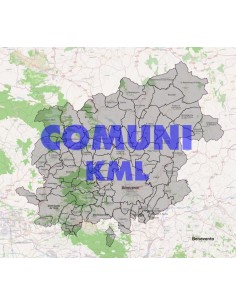 Mappa dei comuni della provincia di Benevento KML