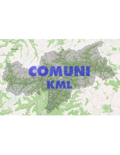 Mappa dei comuni della provincia di Bolzano/Bozen KML