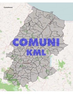 Mappa dei comuni della provincia di Campobasso KML